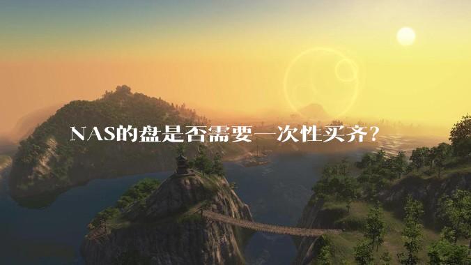 NAS的盘是否需要一次性买齐？