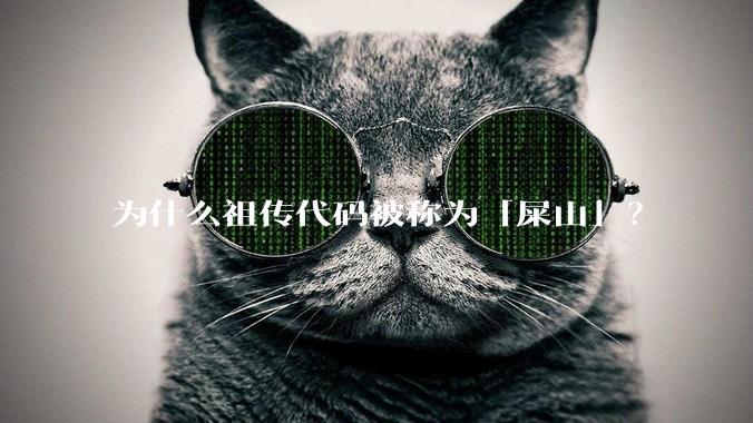 为什么祖传代码被称为「屎山」？